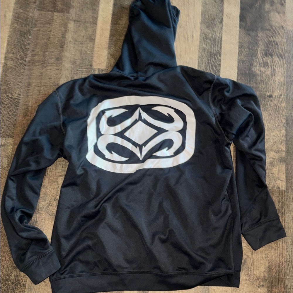 Maui Built Black Pullover Hoodie Men's XL "This Ain't The Mainland" Surf Style - Picture 7 of 8